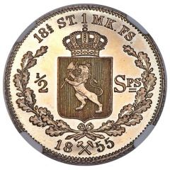 1/2 Speciedaler - Oscar I Reverse Trial