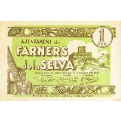 1 Peseta Farners de la Selva