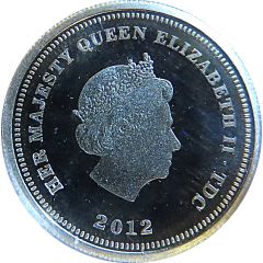 1/2 Crown - Elizabeth II Diamond Jubilee