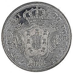 5 Réis - Carlos I Pattern