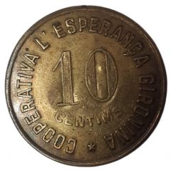 10 Centimos - L` Esperança Gironina