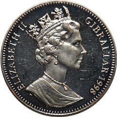 1 Crown - Elizabeth II Speed skater