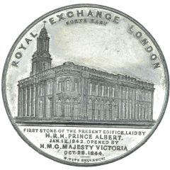 Medal - Victoria Royal Exchange, J. Davis