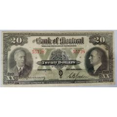 20 Dollars Bank of Montreal