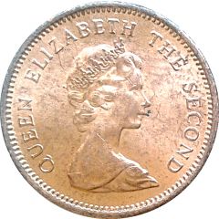 1/2 Penny - Elizabeth II 2nd portrait