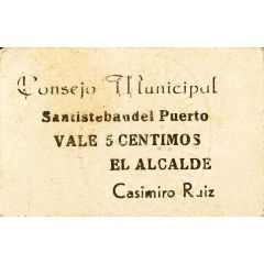 5 Céntimos Santisteban del Puerto