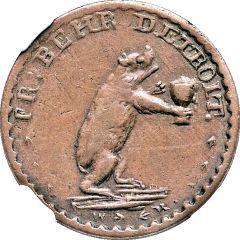 Civil War Merhant Token - Frederick Behr Detroit MI