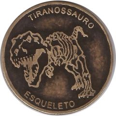Token - Terra Mágica Florybal Tiranossauro Esqueleto