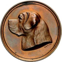 Prize medal - 2nd place award of the St. Bernard club Innsbruck