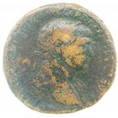 Sestertius - Trajan SENATVS POPVLVSQVE ROMANVS S C SALVS AVG, Salus