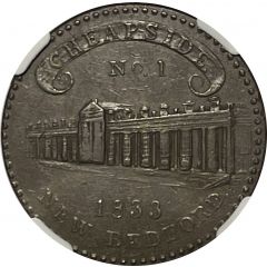 Hard Times Token - Francis L. Brigham New Bedford, MA