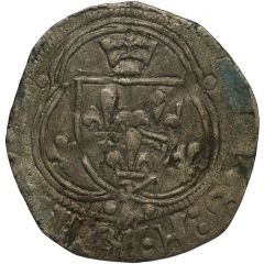 Small Blanc with crown of Brittany - Charles VIII