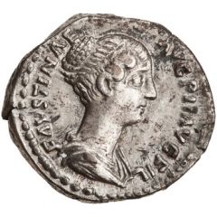 Denarius - Faustina the Younger VENVS, Venus