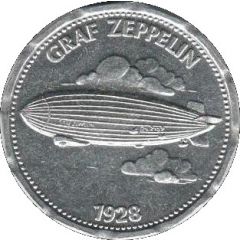 Token - Shell - Man in Flight #08 - Graf Zeppelin, 1928