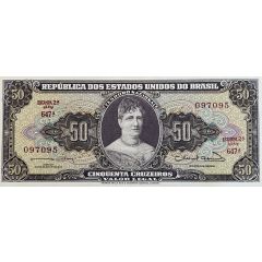 50 Cruzeiros Thesouro Nacional, 2nd print, `Valor Legal`