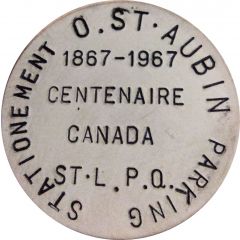 Parking Token - St. Aubin Saint-Laurent, Quebec