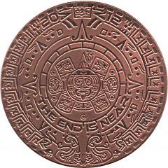 1 Oz Copper Mayan Calendar
