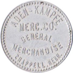 1 Dollar - Aden-Kampfe Merchandise Company Chappell, Nebraska