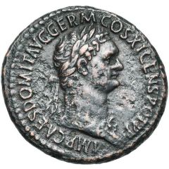 As - Domitian IVPPITER CONSERV S C, Jupiter