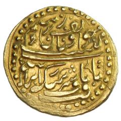 1/4 Mohur Ashrafi - Ibrahim Afshar Type B, Tabrīz mint