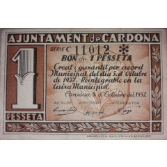 1 Peseta Cardona