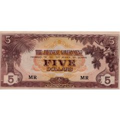 5 Dollars `Banana Money` Japanese Government