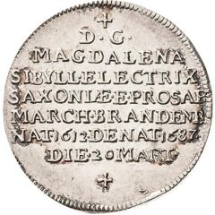 1/8 Thaler - John George III Death