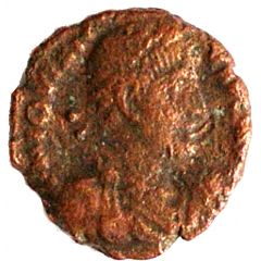 Follis - Jovianus VOT V, Alexandria