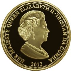 50 Pence - Elizabeth II Diamond Jubilee - 1975 photo, in pink blouse