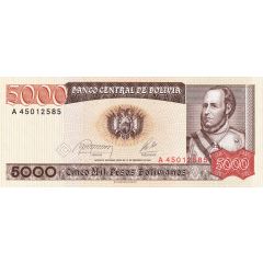 5000 Pesos Bolivianos