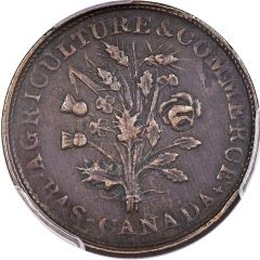 1 Sou Belleville - 18 cherry leaves / 3 shamrocks