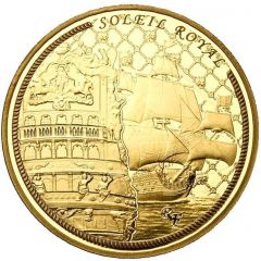 50 Euros Soleil Royal, gold