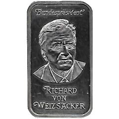 1 oz Silver Argor-Heraeus - Richard von Weizsäcker