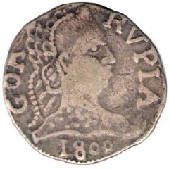 1 Rupia - Maria I Hairdress, Goa mint