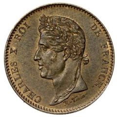 2 1/2 Centimes - Charles X pattern of Tiolier