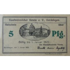 5 Pfennig Kaufmännischer Verein