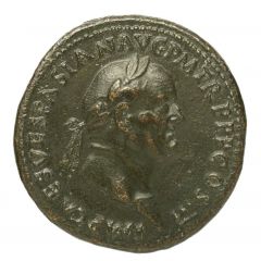 Sestertius - Vespasian LIBERTAS AVGVSTI S C, Libertas