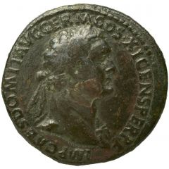 Sestertius - Domitian S C, Victory and Germania