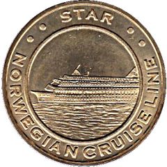 Token - Caribbean Mint Norwegian Cruise Line - Star