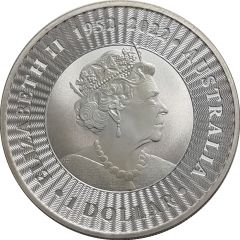 1 Dollar In the name of Elizabeth II, 6th Portrait - Australian Kangaroo - Bullion Coin