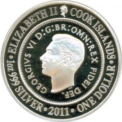 1 Dollar - Elizabeth II Federation Jubilee Florin