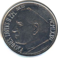 50 Lire - Ioannes Paulus II Help Prisoners, Infirms and Poors