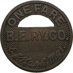 Token - Butte Electric Railway Co. Butte, Montana