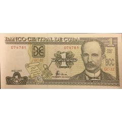 1 Peso 150th. Birth Anniversary of Martí