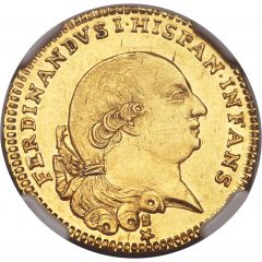 1/2 Doppia - Ferdinando di Borbone