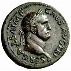 Sestertius - Galba S C, Victory