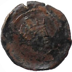 2 Deniers - Carolus I Ibiza mint, head right