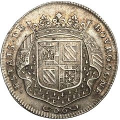 Jeton - Louis XIV - États de Bourgogne - La paix retrouvée argent