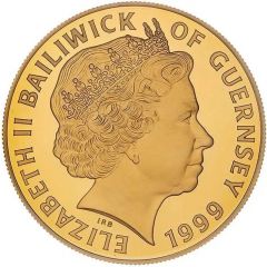 5 Pounds - Elizabeth II Sir Winston Churchill - Gold