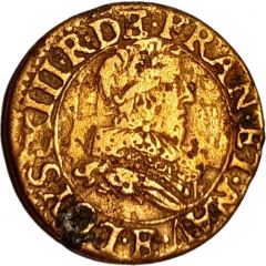 Double Tournois - Louis XIII Tours mint, 2nd type